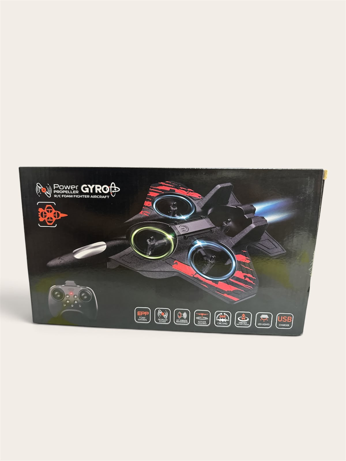 Gyro Power Propeller RC Fighter Jet