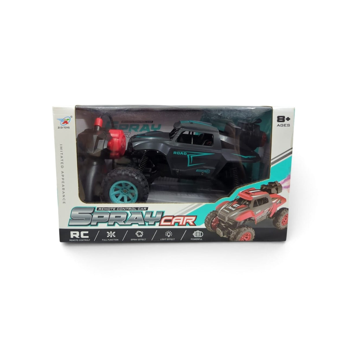 2.4GHz RC 4x4 Off-Road Climbing Spray Truck | 1:14 Scale, Smoke Effect &amp; LED Lights