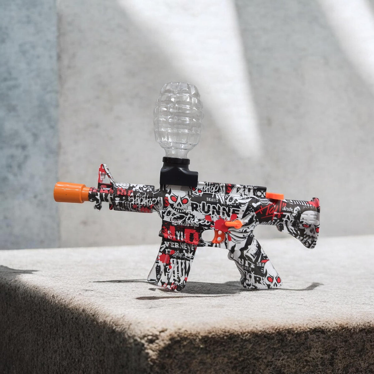 Soft Bullet Gel Blaster Gun with Flashing Muzzle | Automatic and Manual Fire