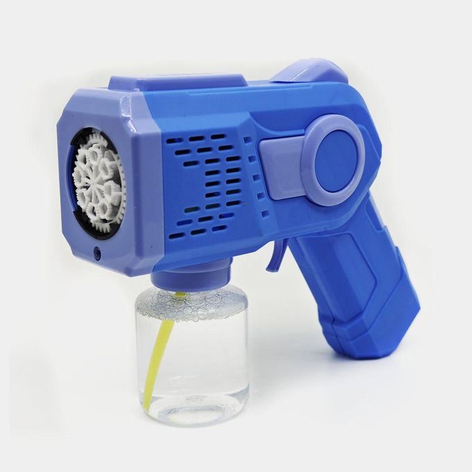 Bubble Gun Machine for Kids – Electric Bubble Blower with LED Lights