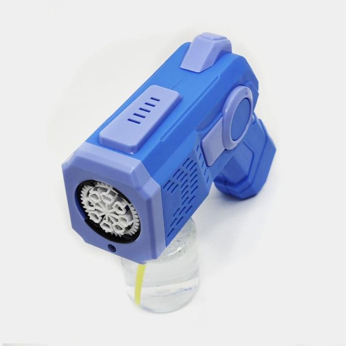 Bubble Gun Machine for Kids – Electric Bubble Blower with LED Lights