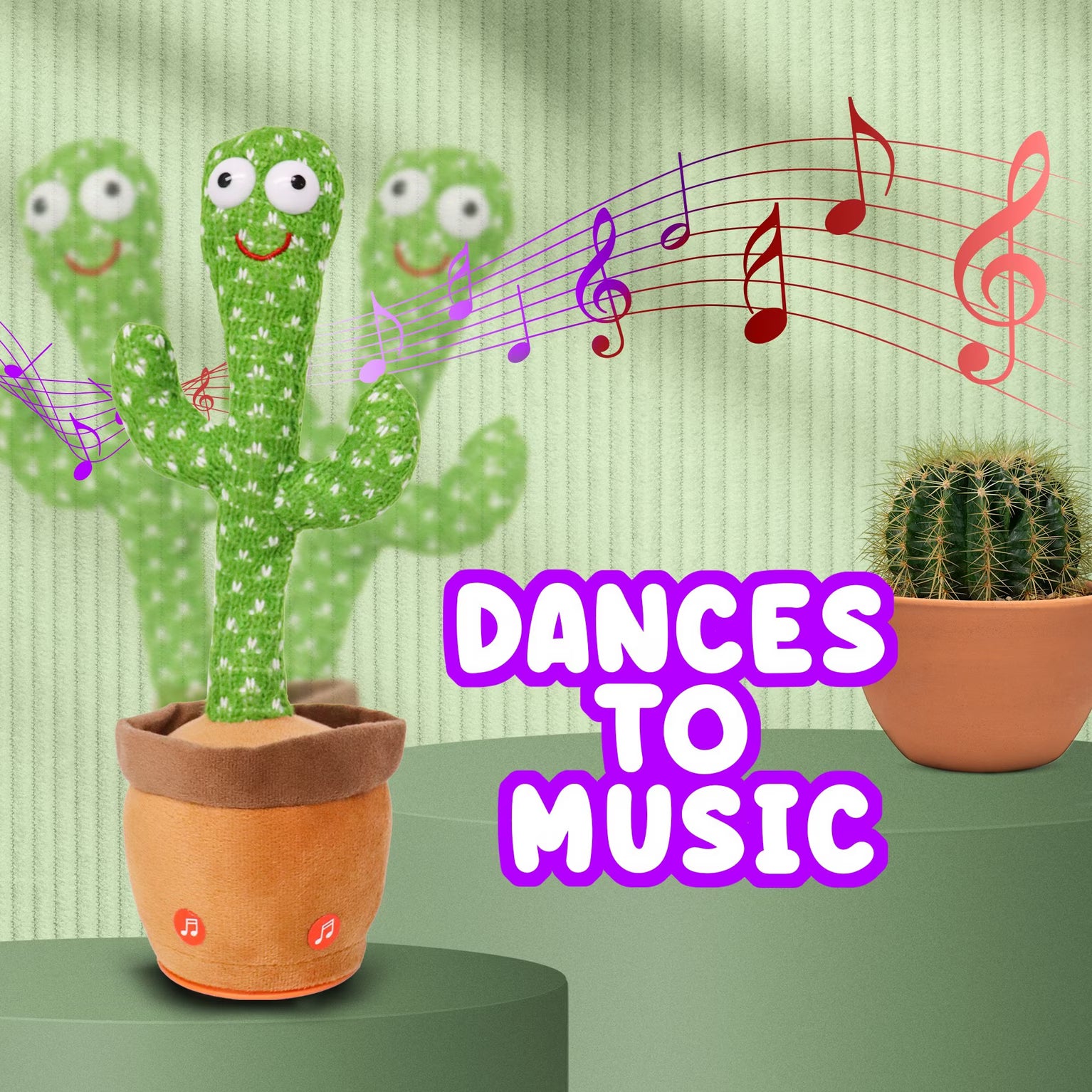Dancing Cactus Musical Toy For Kids