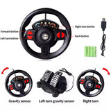 RC Steering Wheel Racing Car Set with Pedals & Traffic Signal
