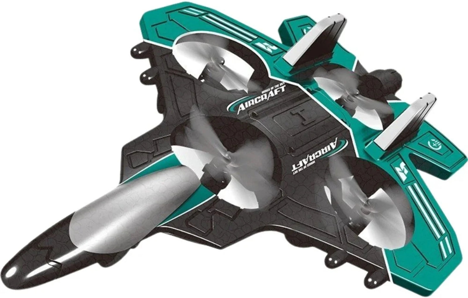 Racing Aerial Fighter 2.4GHz Remote Control Drone Aircraft with 4-Axis Propellers