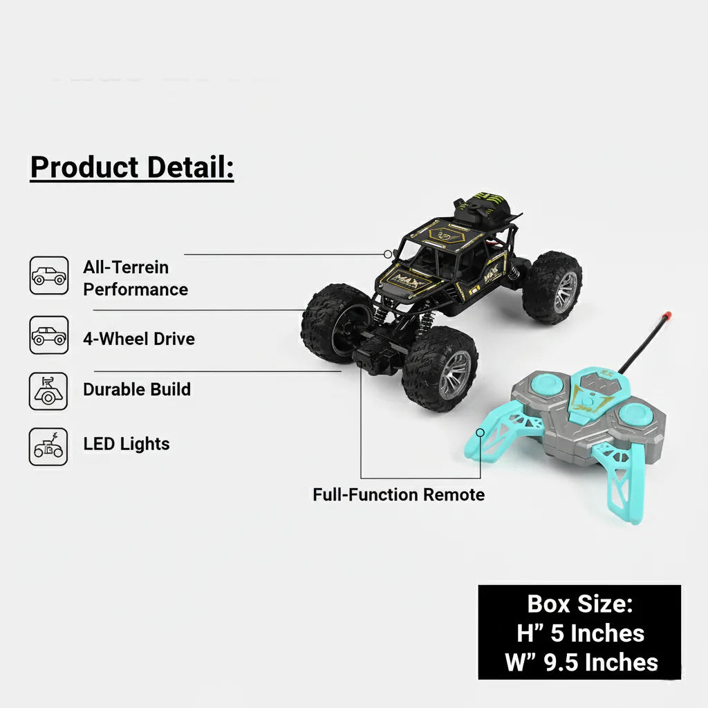 Metal Body Remote Control Climbing Car With Smoke