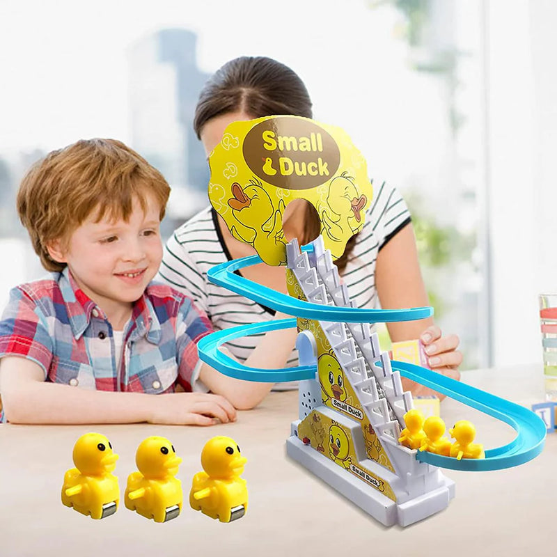 Duck Climb Stairs Toy with Light & Music