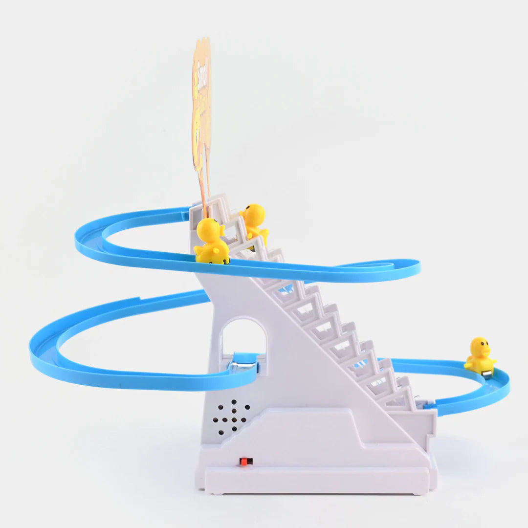 Duck Climb Stairs Toy with Light & Music