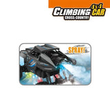 2.4GHz RC 4x4 Off-Road Climbing Spray Truck | 1:14 Scale, Smoke Effect &amp; LED Lights