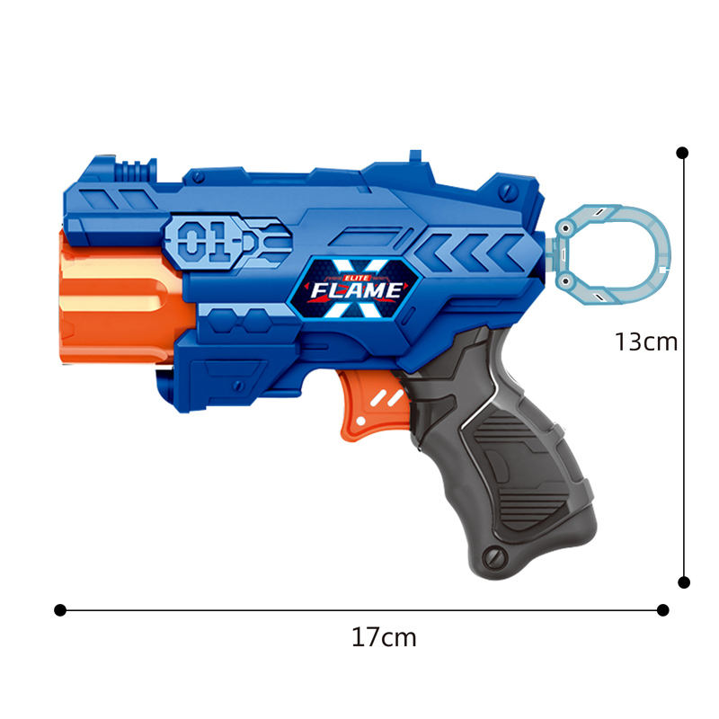 X Warrior Mini Dart Blaster | Compact NERF-Style Fun with 6 Foam Darts
